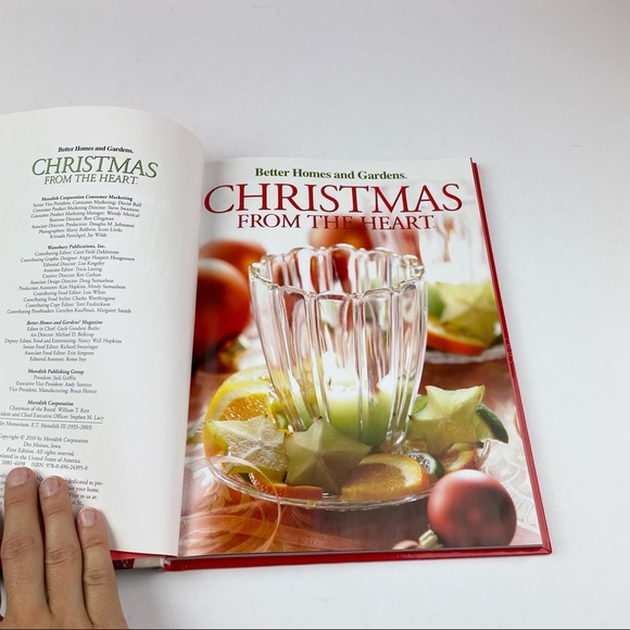 Better Homes And Gardens Christmas From The Heart Book Cookbook Crafts Art - Picture 6 of 7